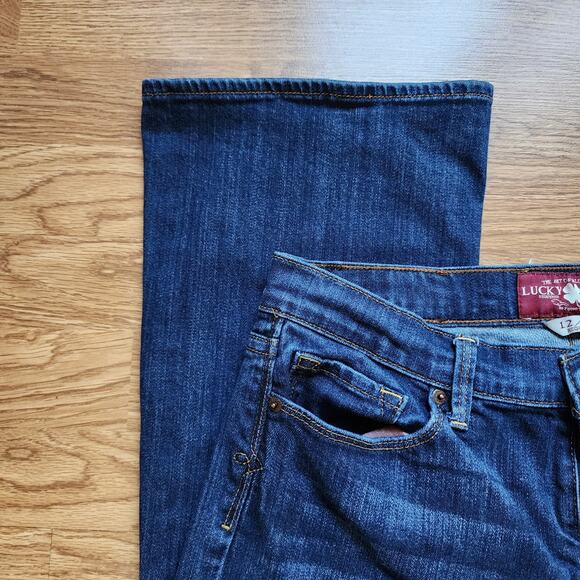 Lucky Brand Jeans Womens Size 12/31 Dark Blue Denim Ankle Sofia Boot Pockets - Picture 2 of 14